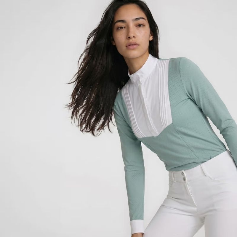 Konkurransetopp Heritage Air Long Sleeve Mintgrønn