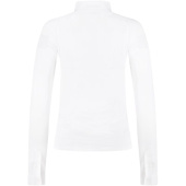 Konkurransetopp Classic Glitter Zipper Long Sleeve Hvit Konkurransetopp Classic Glitter Zipper Long Sleeve Hvit
