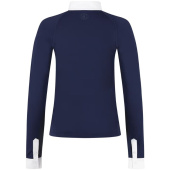 Konkurransetopp Classic Glitter Zipper Long Sleeve Marineblå Konkurransetopp Classic Glitter Zipper Long Sleeve Marineblå