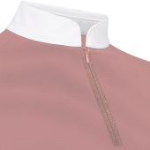 Konkurransetopp Classic Glitter Zipper Long Sleeve Gammelrosa Konkurransetopp Classic Glitter Zipper Long Sleeve Gammelrosa