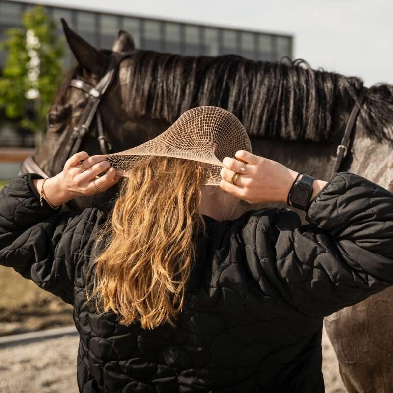 Hårnett Riding Wear 2-pack Lys brun