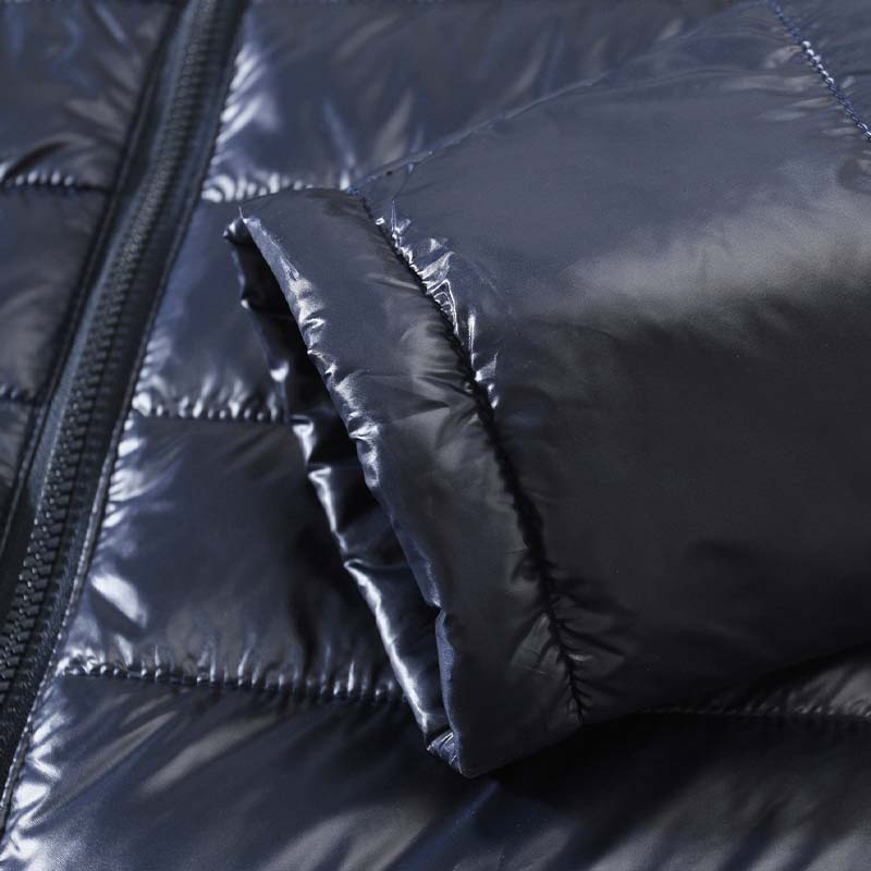 Ridejakke Herre Quiltet Marineblå