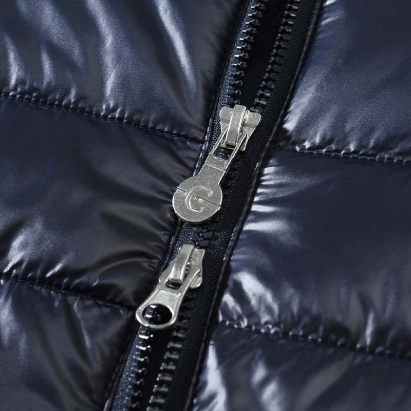 Ridejakke Herre Quiltet Marineblå