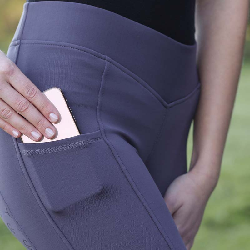 Ridetights Jr ClassicStar Grå