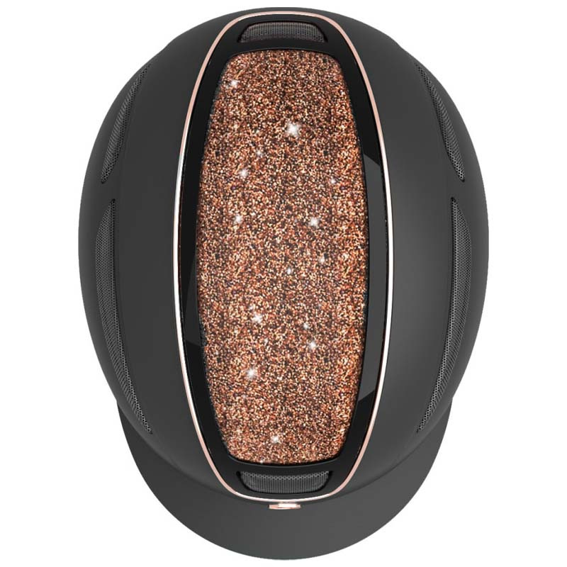 Ridehjelm Elite Rose Gold Svart