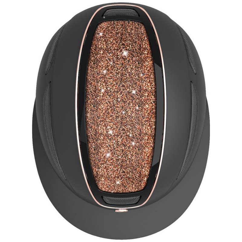 Ridehjelm Elite Polo Rose Gold Svart