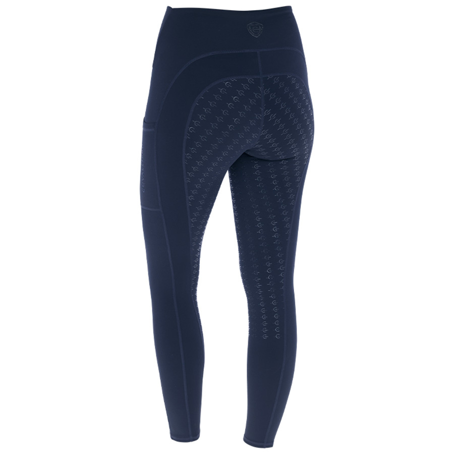 Vinterridetights Barn/Junior Grip Helskinn Marineblå