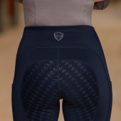 Vinterridetights Grip Helskinn Marineblå Vinterridetights Grip Helskinn Marineblå