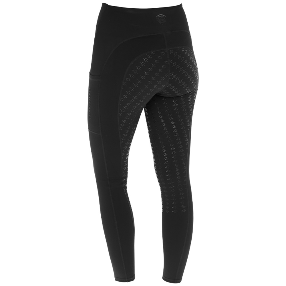 Vinterridetights Grip Helskinn Svart