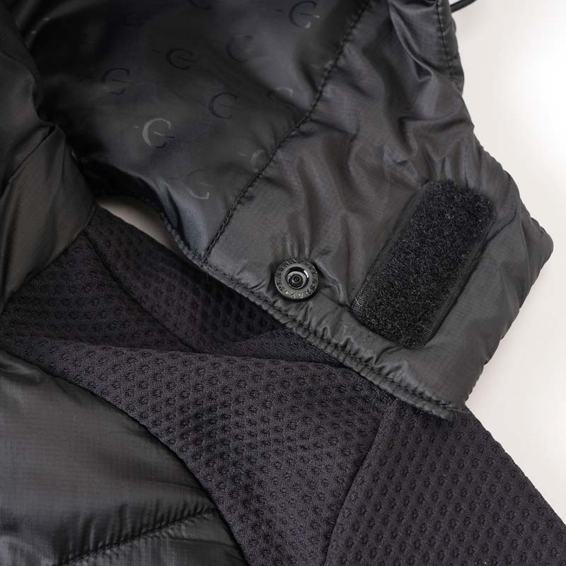 Hybridjakke Quilted Svart