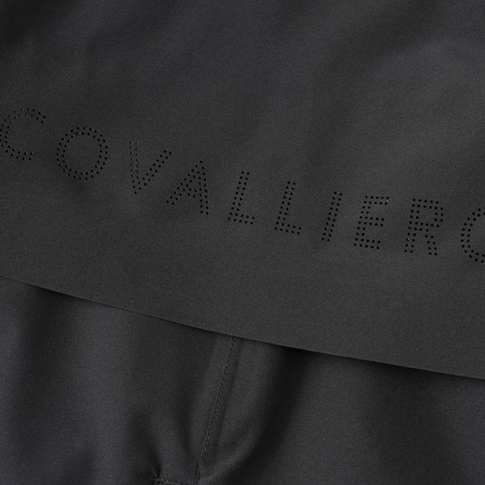 Regnjakke Barn/Junior 2-Way Zip Svart