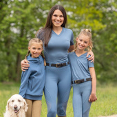 T-skjorte Barn/Junior V-Neck Blå T-skjorte Barn/Junior V-Neck Blå