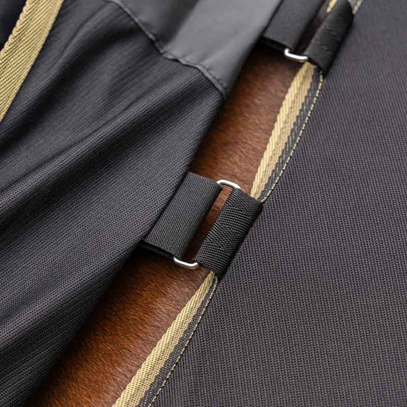 Fluedekken Narrow Mesh Svart