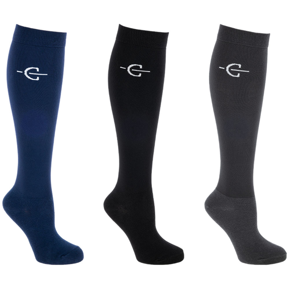 Ridesokker Competition 3-pack Svart/Marineblå/Grå