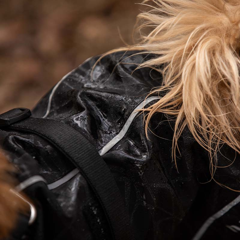 Regndekken Hund Bay High Tail Svart