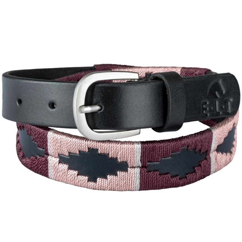 Belte Gemma Polo Rosa/Burgunder