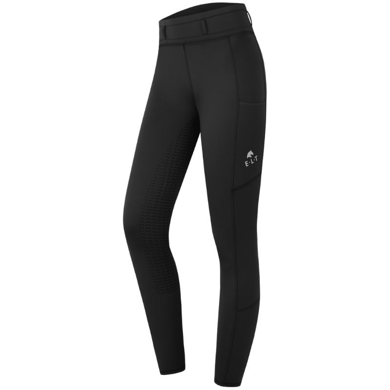 Vinterridetights Ella Full Grip Svart