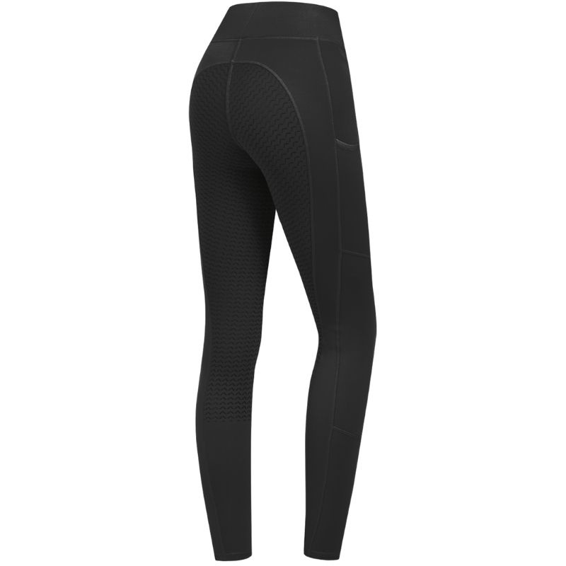 Vinterridetights Ella Full Grip Svart