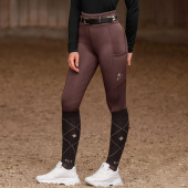 Vinterridetights Ella Full Grip Brun Vinterridetights Ella Full Grip Brun