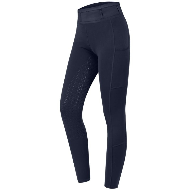 Ridetights Barn/Junior Ella Glam Full Grip Marineblå