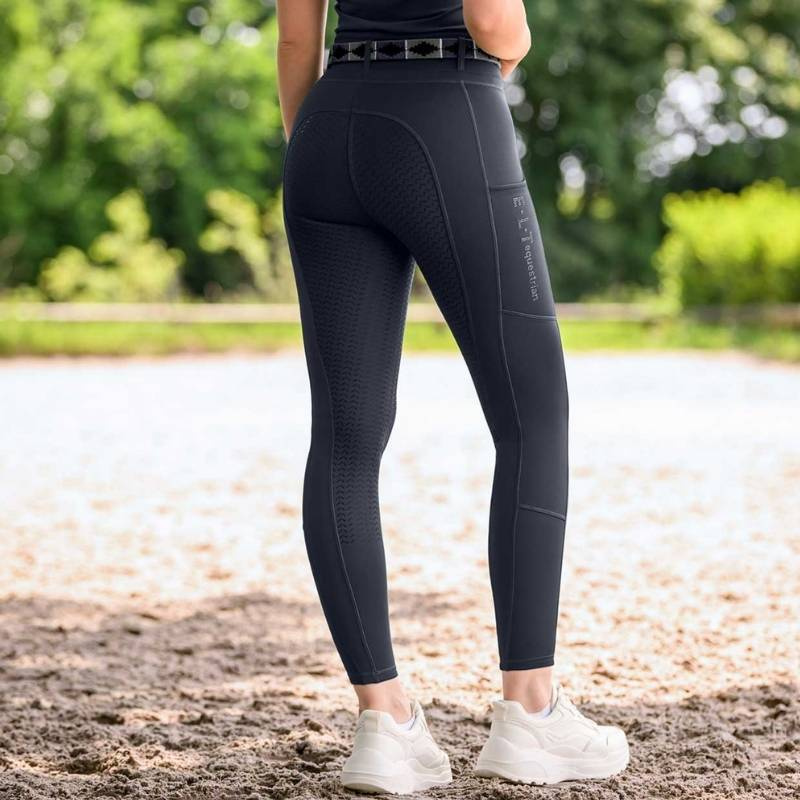 Ridetights Ella Glam Full Grip Marineblå