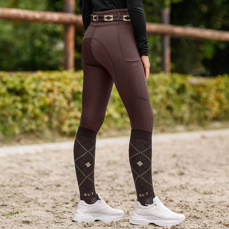 Ridetights Ella Glam Full Grip Brun