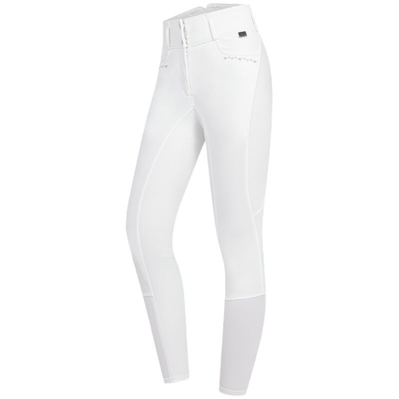 Ridebukse Mathilda Glam Full Grip Hvit
