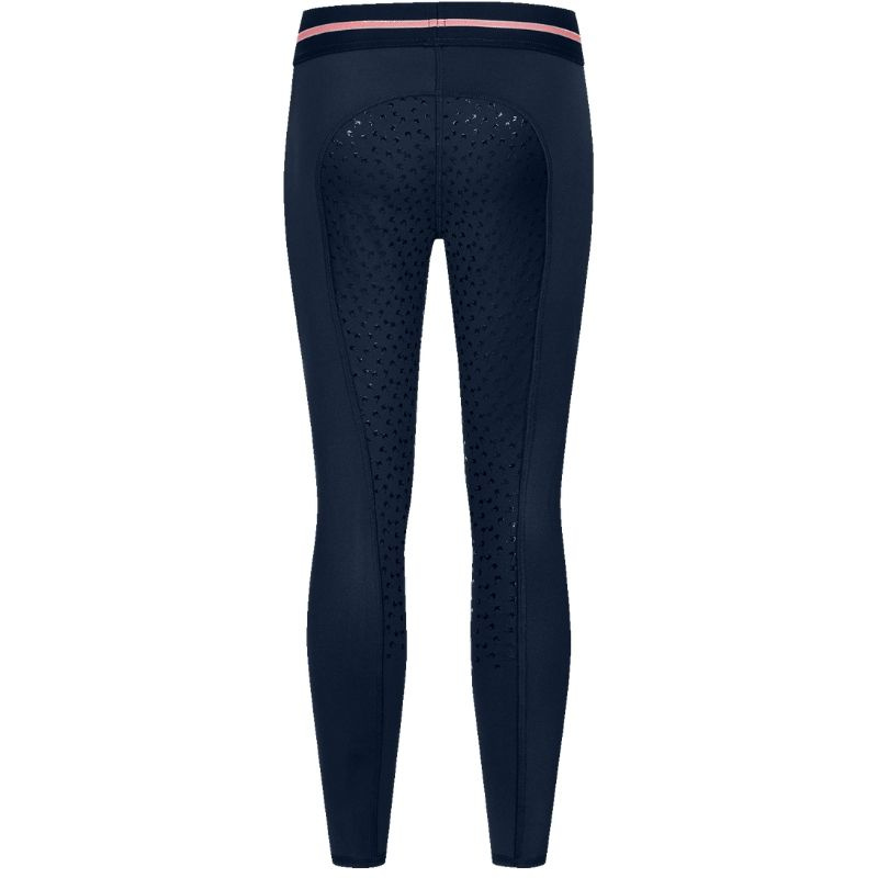 Ridetights Barn/Junior Lucky Leni Full Grip Marineblå