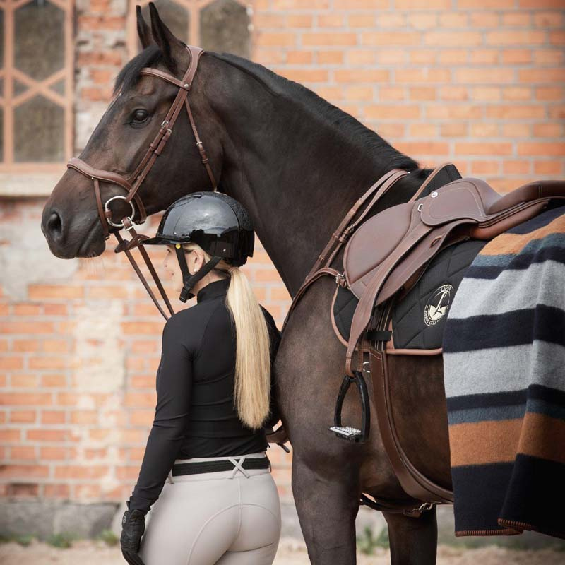 Ullteppe Edinburgh Marineblå