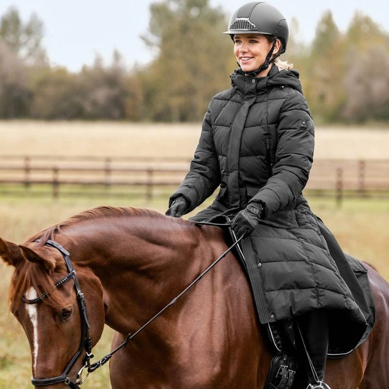 Ridekåpe Saphira Advanced Svart