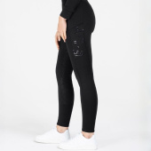 Vinterridetights Rica Thermal Teddy Full Grip Svart Vinterridetights Rica Thermal Teddy Full Grip Svart