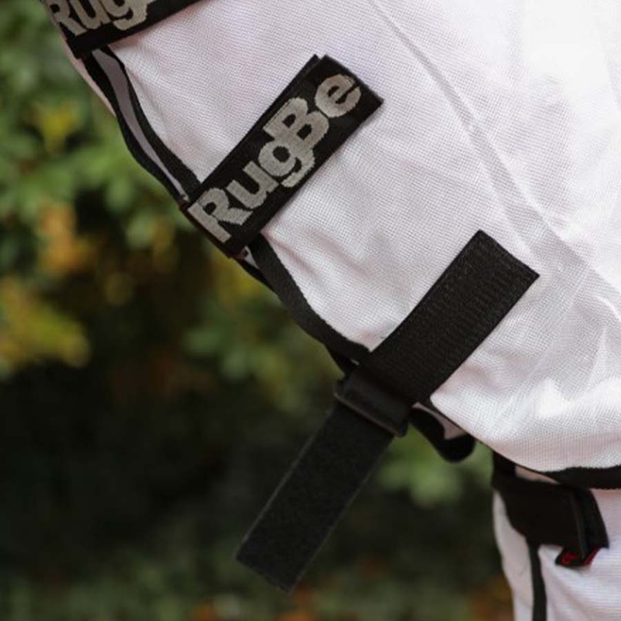 Fluedekken RugBe SuperFly Avtagbar Hals Hvit