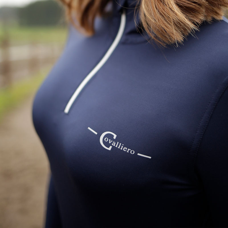 Treningstopp 1/4 Zip Active Marineblå