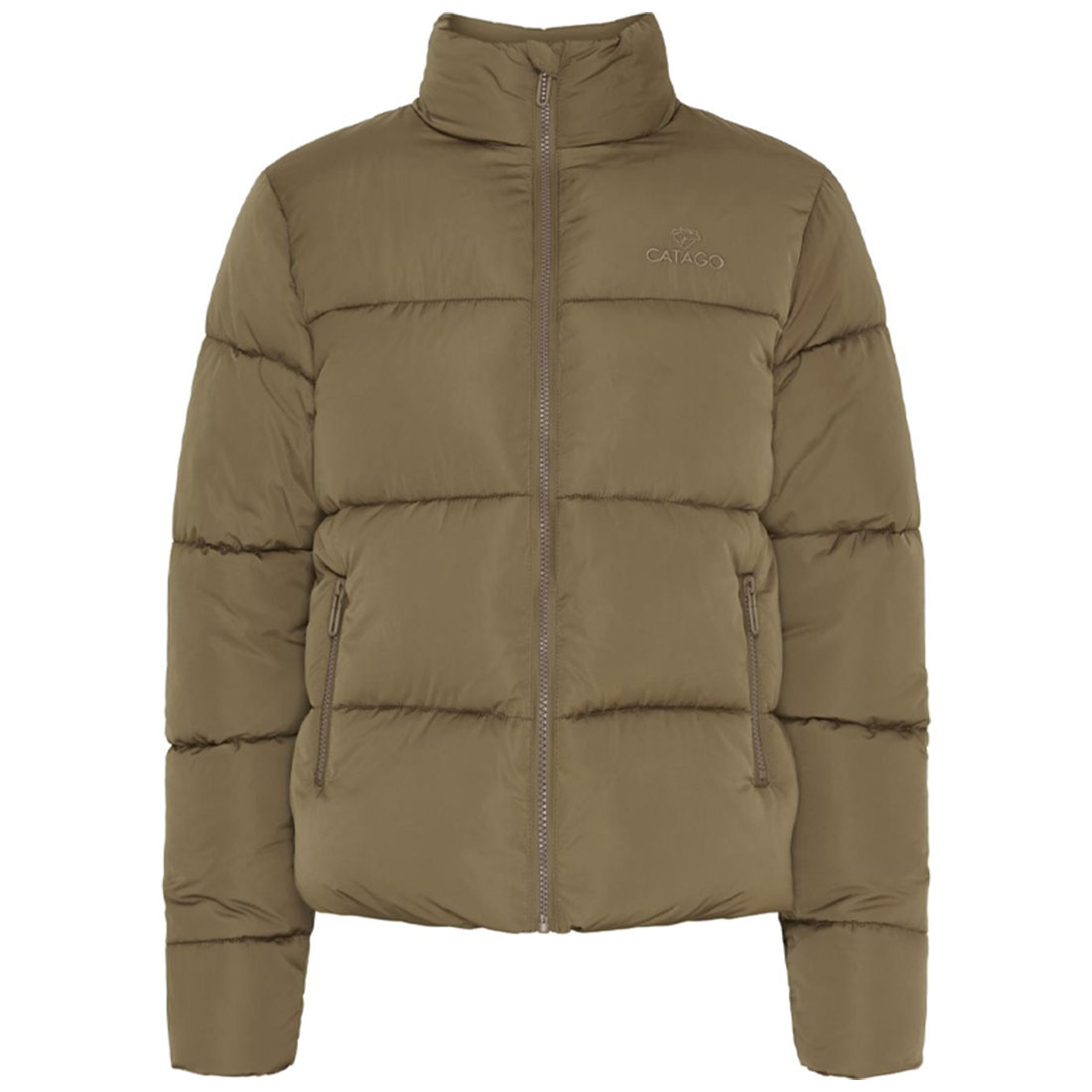 Ridejakke Bella Puffer Beige