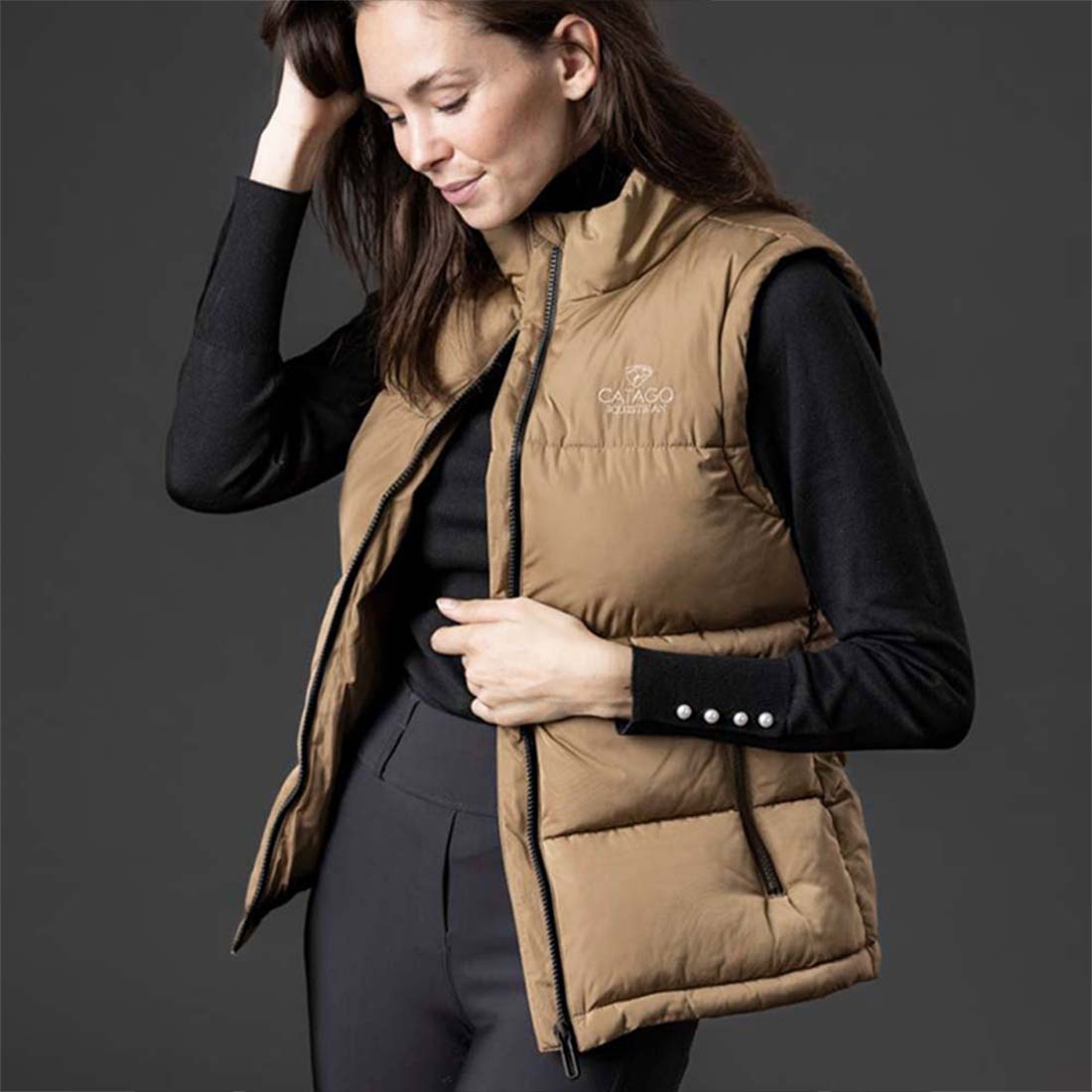 Ridevest Busta Puffer Beige