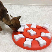 Aktivitetsleke Dog Smart Nivå 1 Rød/Hvit Aktivitetsleke Dog Smart Nivå 1 Rød/Hvit