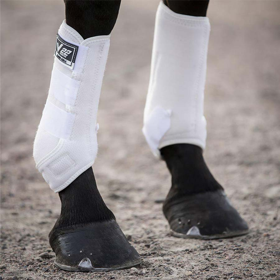 Dressurbeskyttere V22 Hvit