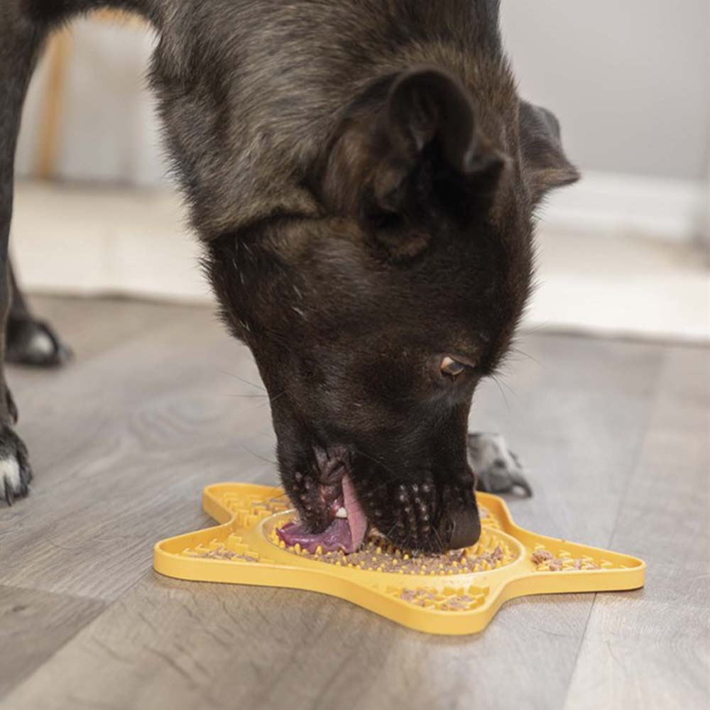 Lick'n'Snack Slikkematte Stjerne Gul