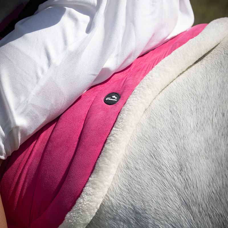 Barbackpad Fauxfur Knee Block Rosa