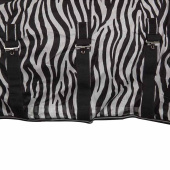 Regn- & Fluedekken med Hals Zebra 3 in 1 Svart/Vit Regn- & Fluedekken med Hals Zebra 3 in 1 Svart/Vit