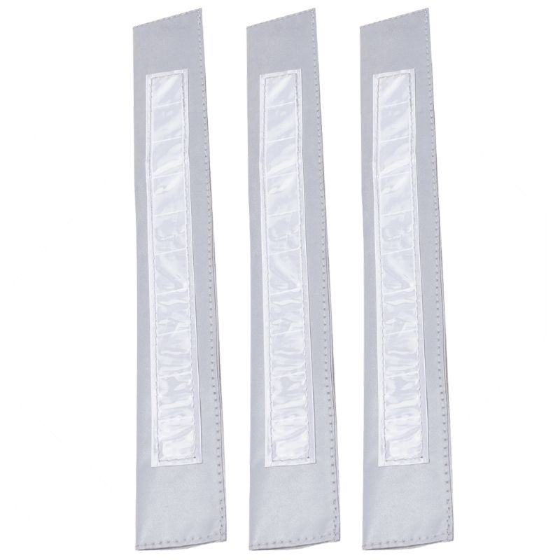 Reflekser for hodelag Set 3-pk Sølv