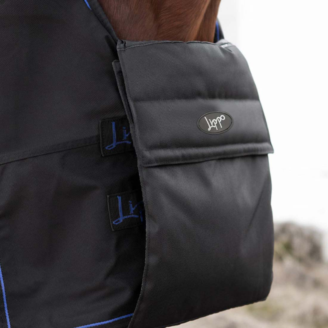 Bogbeskytter Velcro Svart