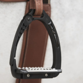 Sikkerhetsstigbøyler Aluminium Svart Sikkerhetsstigbøyler Aluminium Svart