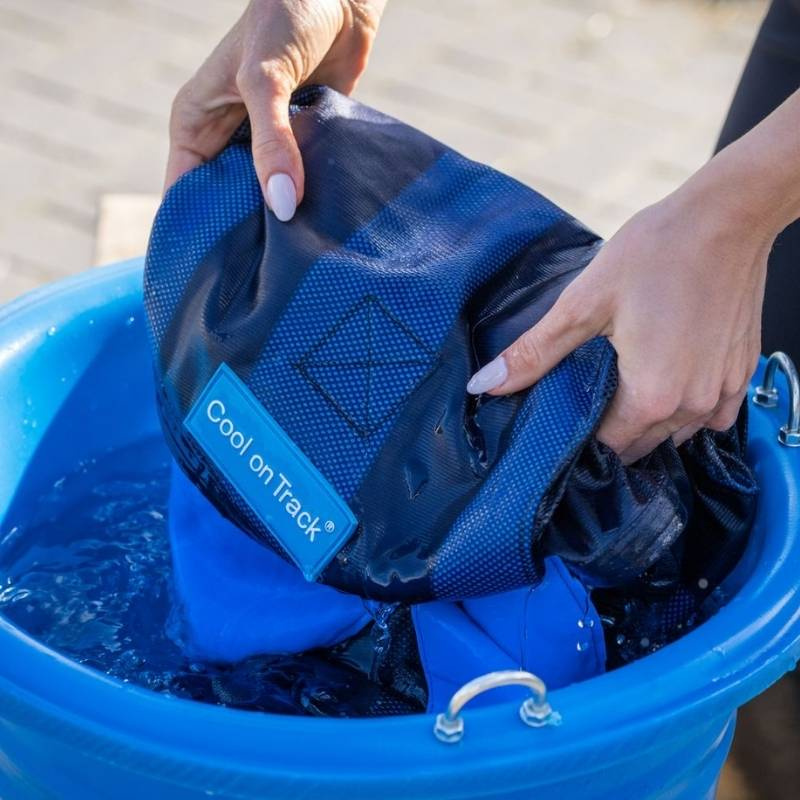 Kjølende hals Cool on Track Blå