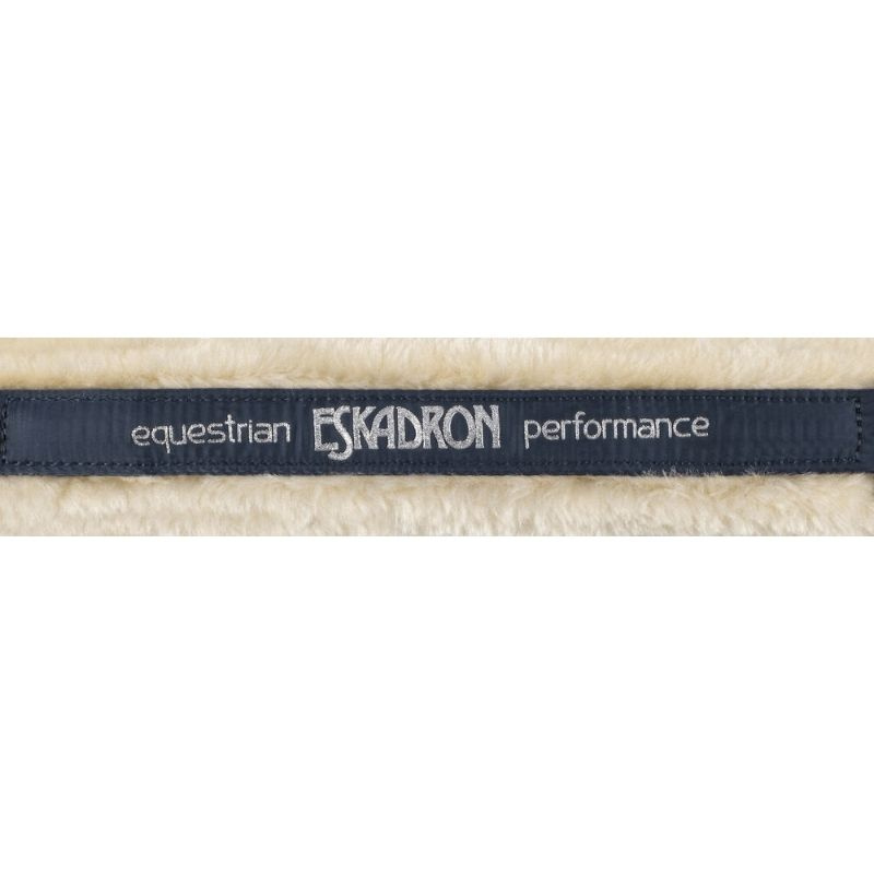 Grime Fauxfur Double Pin Marineblå