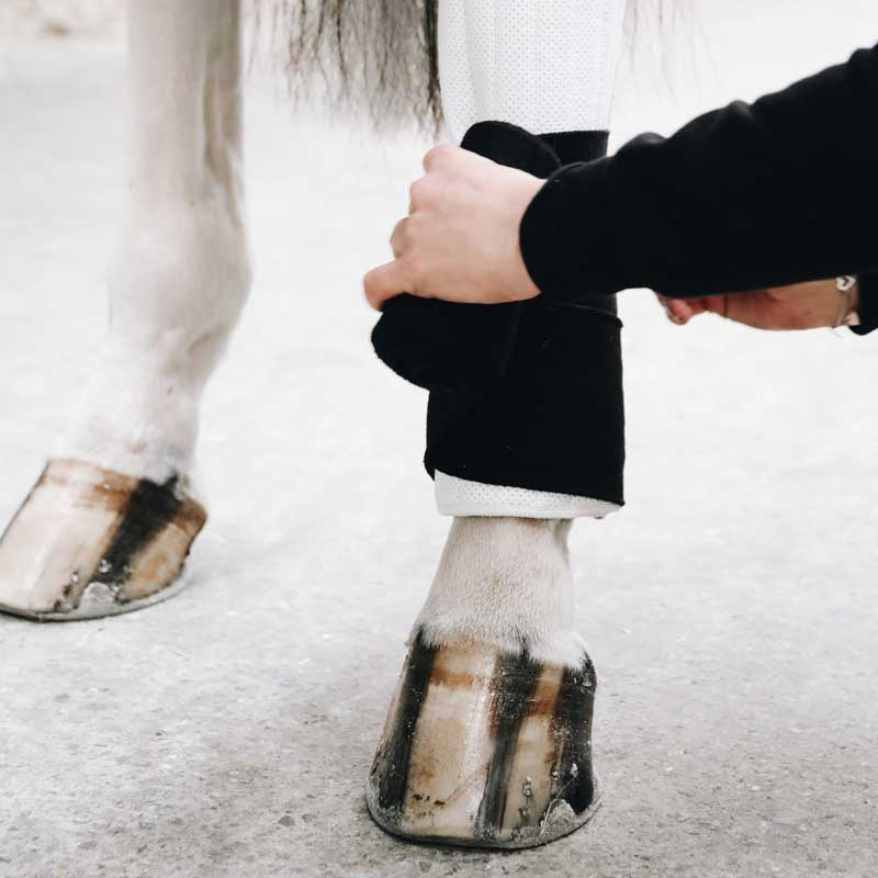 Bandasjeunderlag Absorb 45 x 30 - 4-pk Svart/Vit