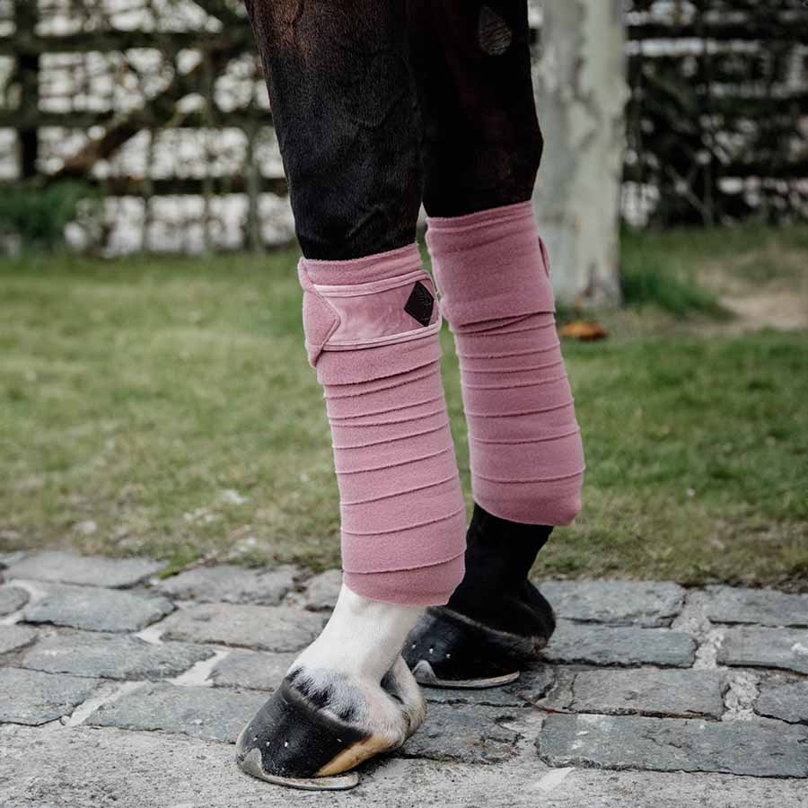 Bandasjer Polar Fleece Velvet Gammelrosa