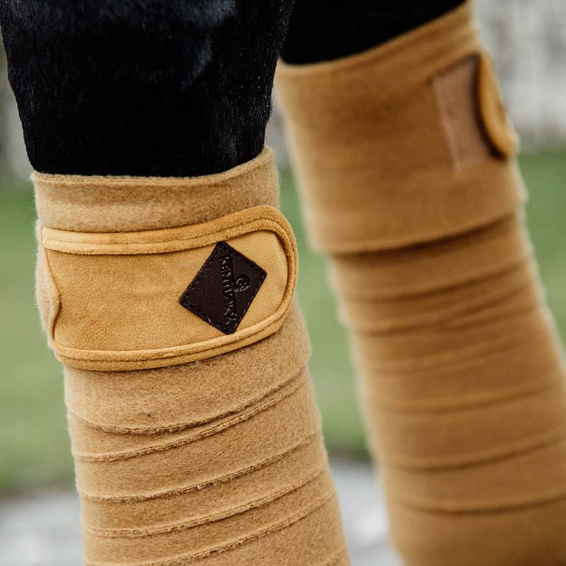 Bandasjer Polar Fleece Velvet Sennepgul