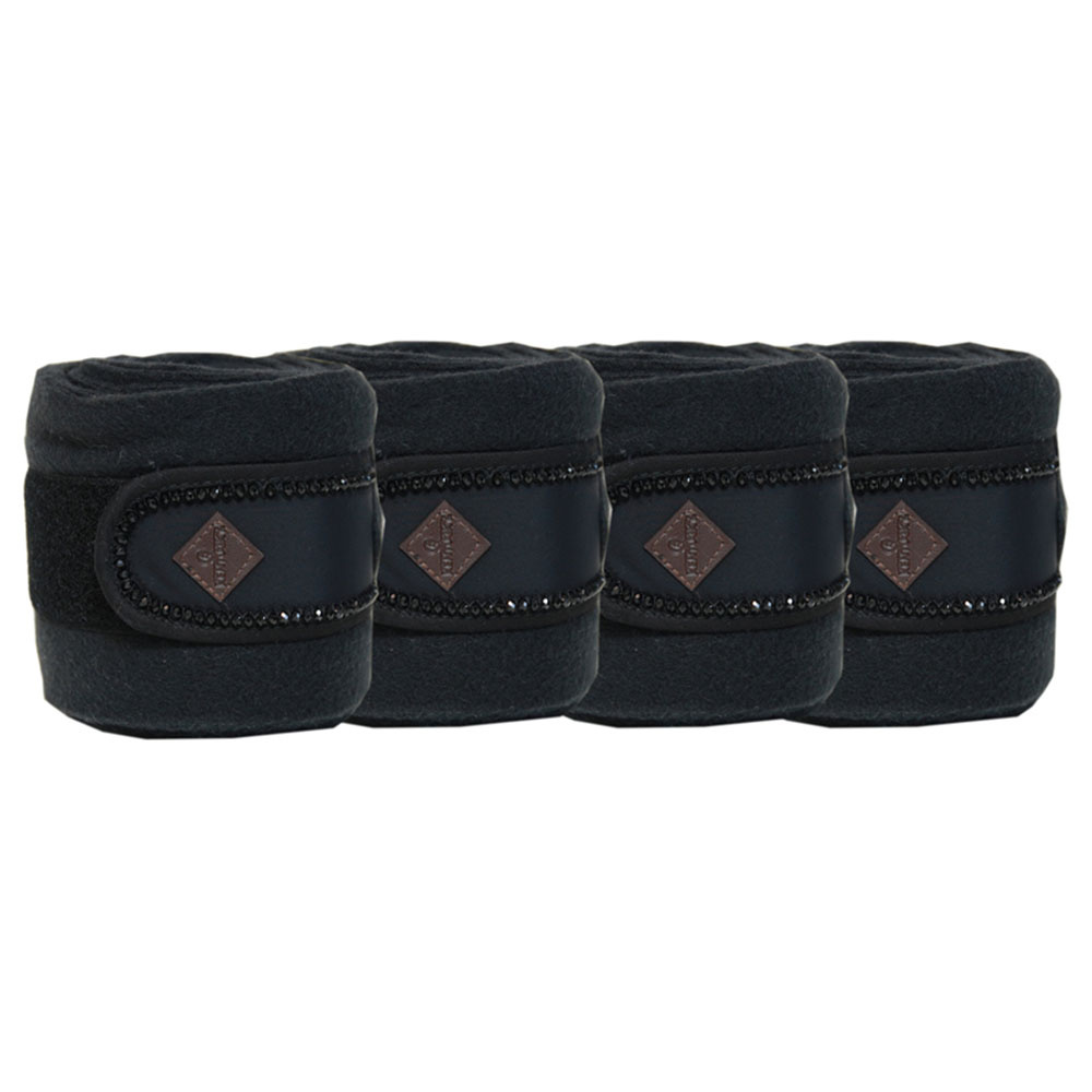 Bandasjer Polar Fleece Pearls Svart