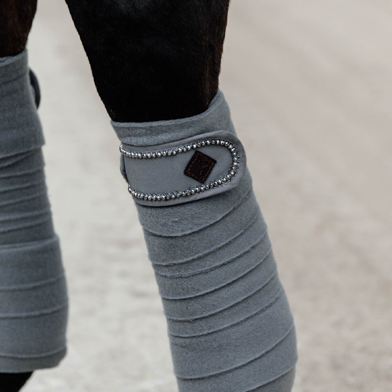Bandasjer Polar Fleece Pearls Grå